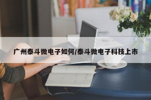 广州泰斗微电子如何/泰斗微电子科技上市